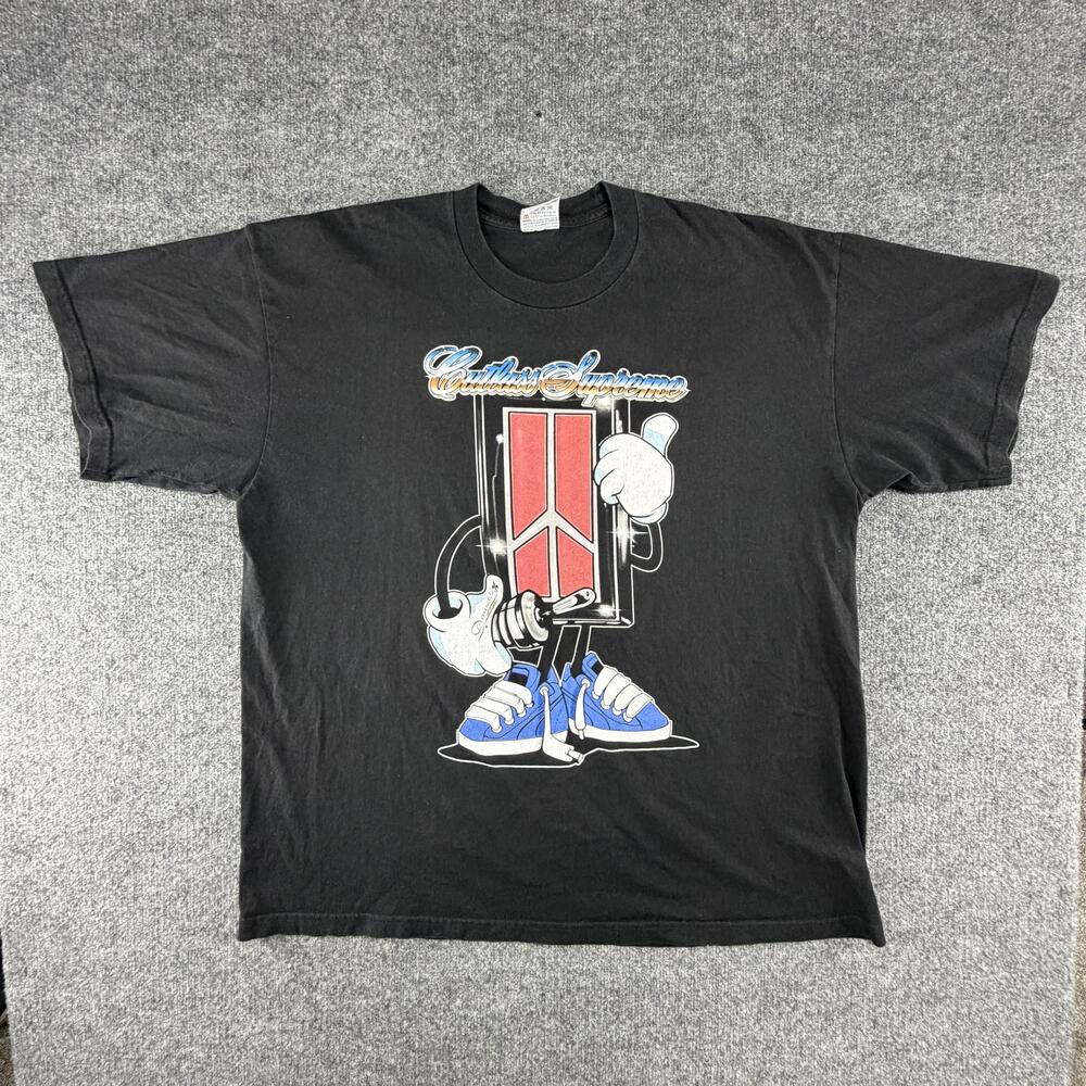 Vtg Cutlass Supreme Shirt Mens 3XL Black PRO Automotive Graphic Tee Oldsmobile